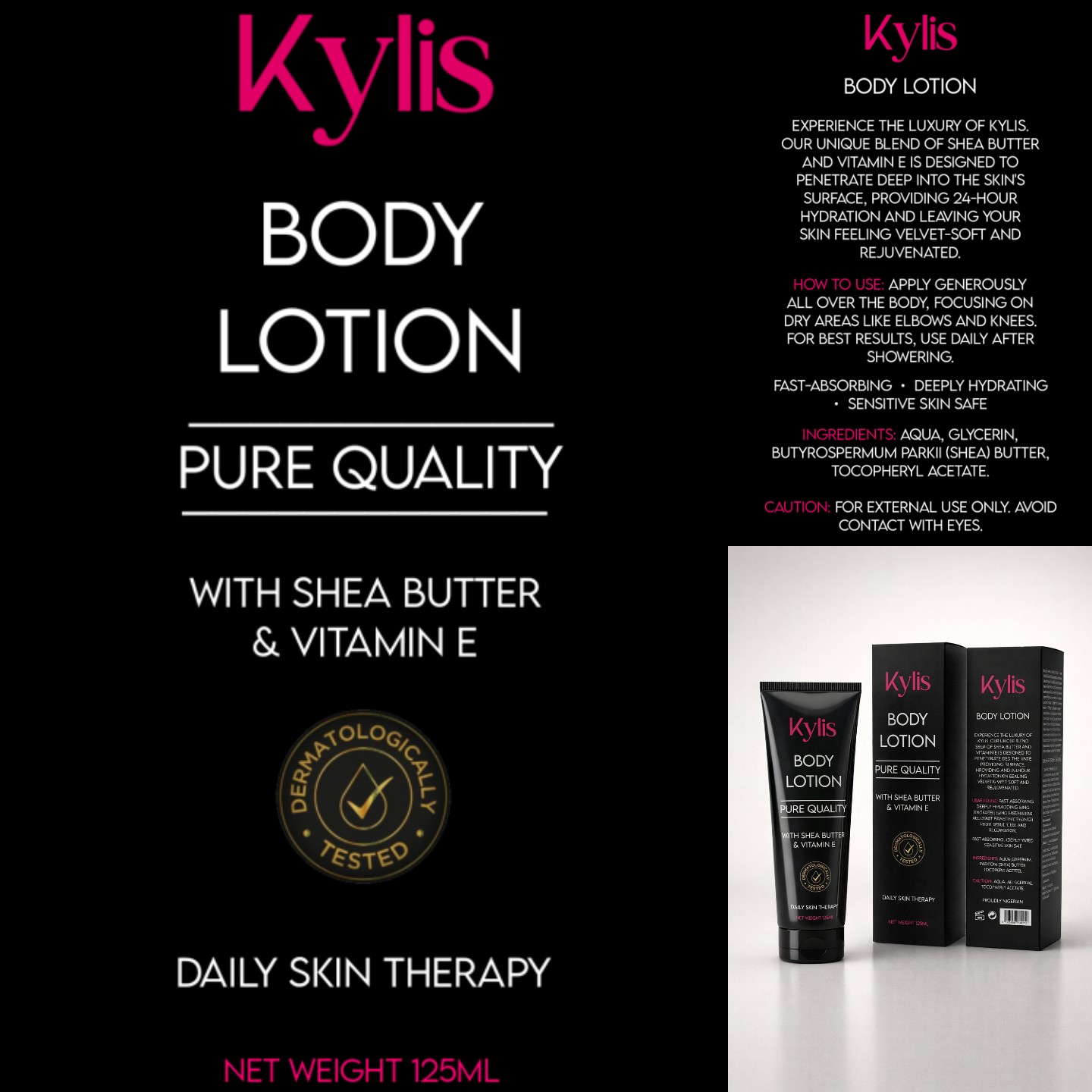 Body Lotion Design